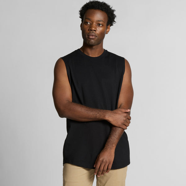 AS Colour Staple Curve Tank | 5091 (Black)