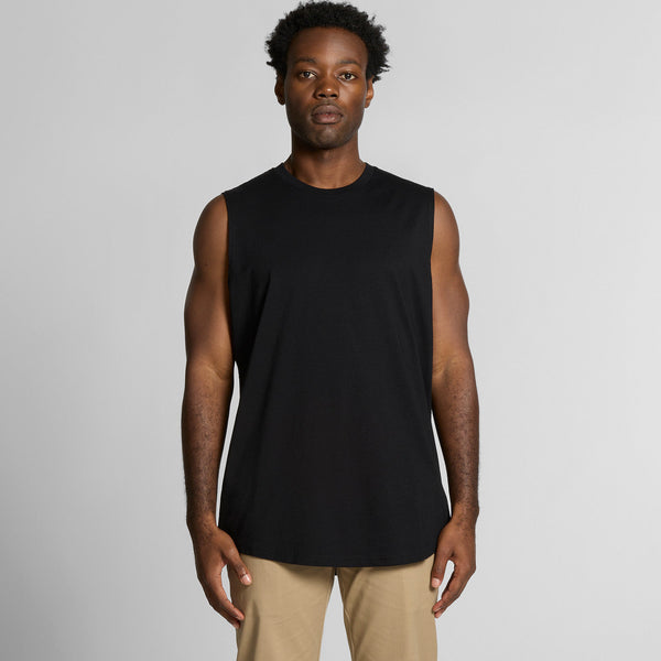 AS Colour Staple Curve Tank | 5091 (Black)