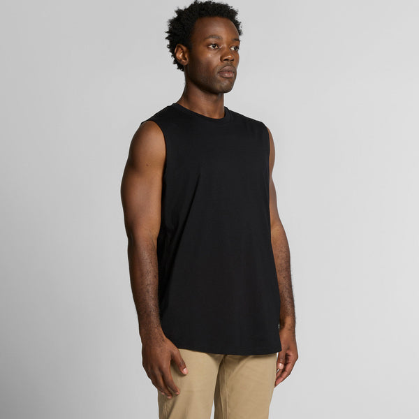 AS Colour Staple Curve Tank | 5091 (Black)