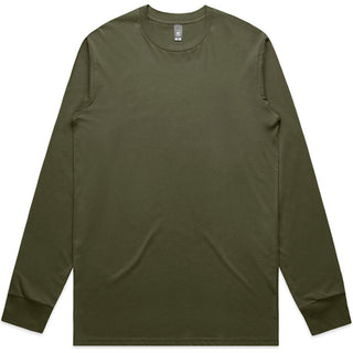 AS Colour 5020 Staple L/S Tee - Front View | color:Army|view:front