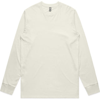 AS Colour 5020 Staple L/S Tee - Front View | color:Ecru|view:front
