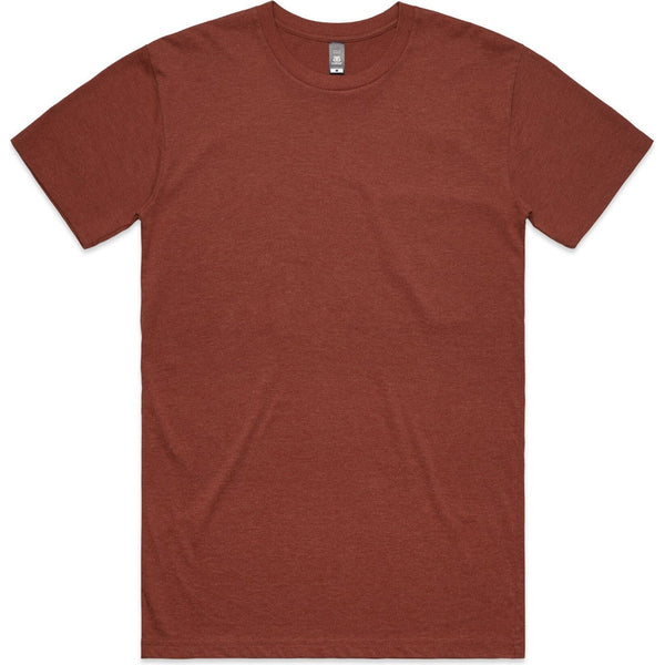 AS Colour Staple Marle Tee | 5001M (Brick Marle)