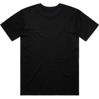 AS Colour  Staple Minus Tee [-5cm] 5074 (Black) - Back View | color:|view:back