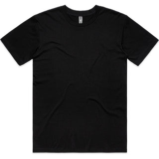 AS Colour  Staple Minus Tee [-5cm] 5074 (Black) - Front View | color:|view:front