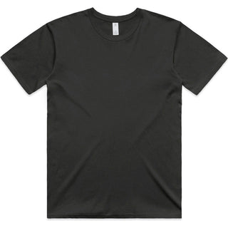 AS Colour  Staple Minus Tee [-5cm] 5074 (Coal) - Front View | color:|view:front