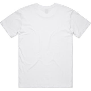 AS Colour  Staple Minus Tee [-5cm] 5074 (White) - Back View | color:|view:back
