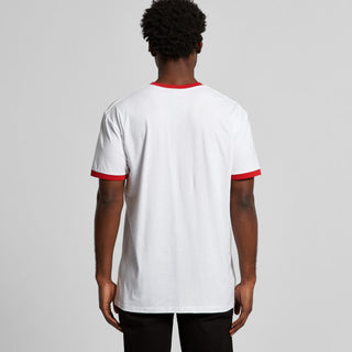 AS Colour Staple Ringer Tee | 5053 (White/Black)