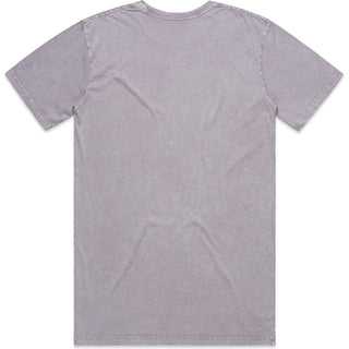 AS Colour 5040 Staple Stone Wash Tee - Back View | color:Orchid Stone|view:back