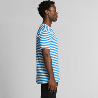 AS Colour Staple Stripe Tee | 5028 (Navy/White)