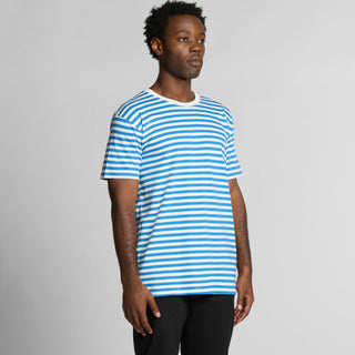 AS Colour Staple Stripe Tee | 5028 (Navy/White)