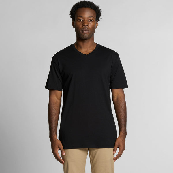 AS Colour Staple V Neck Tee | 5001V (Black)