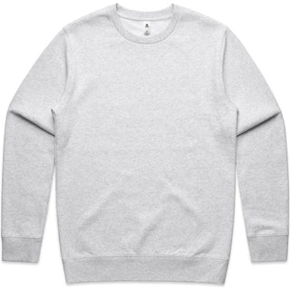 AS Colour 5103 Stencil Crew - Front View | color:White Marle|view:front