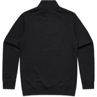 AS Colour 5125 Stencil Half Zip Crew - Back View | color:Black|view:back