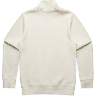 AS Colour 5125 Stencil Half Zip Crew - Back View | color:Ecru|view:back