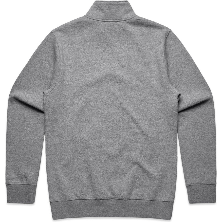 AS Colour Stencil Half Zip Crew | 5125 (Grey Marle)