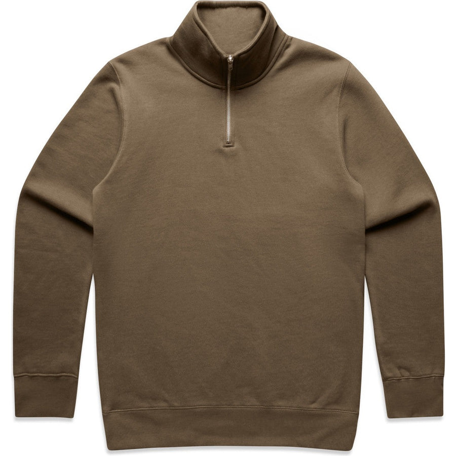 AS Colour Stencil Half Zip Crew | 5125 (Walnut)