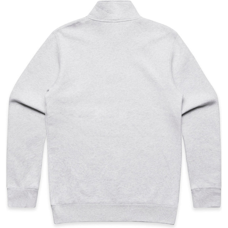 AS Colour Stencil Half Zip Crew | 5125 (White Marle)