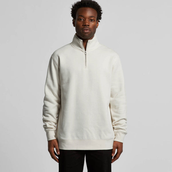 AS Colour Stencil Half Zip Crew | 5125 (Grey Marle)