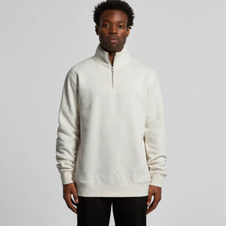 AS Colour Stencil Half Zip Crew | 5125 (Walnut)