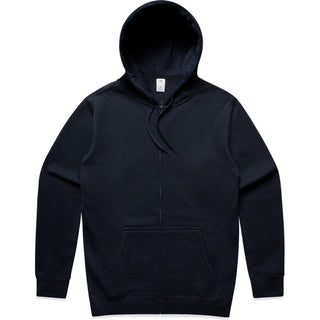 AS Colour 5104 Stencil Zip Hood - Front View | color:Navy|view:front