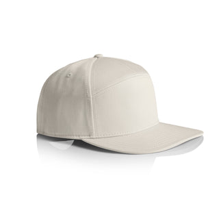 AS Colour 1184 Stock 7-Panel Cap - Side view | color:Bone|view:side
