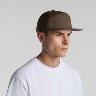 AS Colour Stock 7-Panel Cap | 1184 (Walnut)