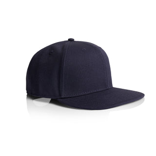 AS Colour 1173 Stock Canvas Cap - Side view | color:Midnight Blue|view:side