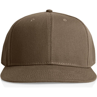 AS Colour 1173 Stock Canvas Cap - Front View | color:Walnut|view:front