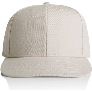 AS Colour 1100 Stock Cap - Front View | color:Bone|view:front