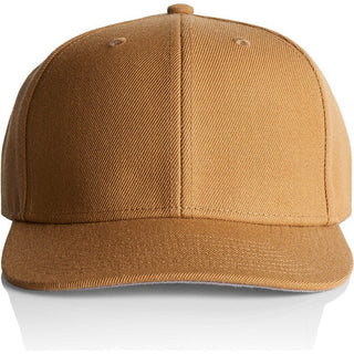 AS Colour 1100 Stock Cap - Front View | color:Camel|view:front