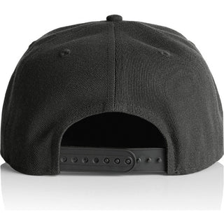 AS Colour 1100 Stock Cap - Back View | color:Coal|view:back