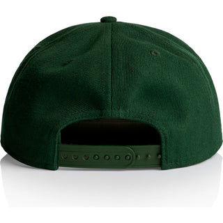 AS Colour 1100 Stock Cap - Back View | color:Forest Green|view:back