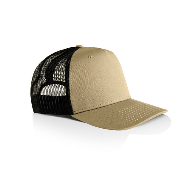 AS Colour Stock Contrast Trucker | 1110 (Khaki/Black)