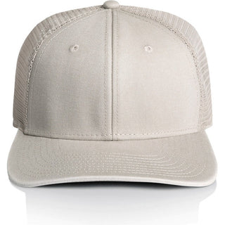 AS Colour 1102 Stock Faded Trucker - Front View | color:Faded Bone|view:front
