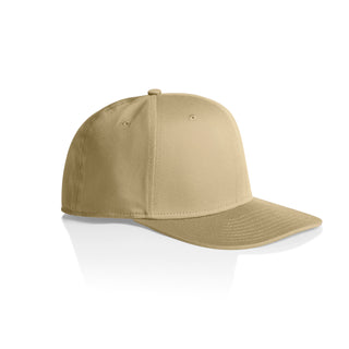 AS Colour 1106 Stock Flex Cap - Side view | color:Khaki|view:side