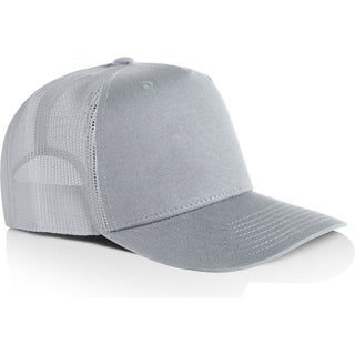 AS Colour 1108 Stock Trucker Cap - Front View | color:Smoke|view:front