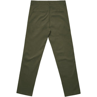 AS Colour 5930 Straight Pants - Back View | color:Army|view:back