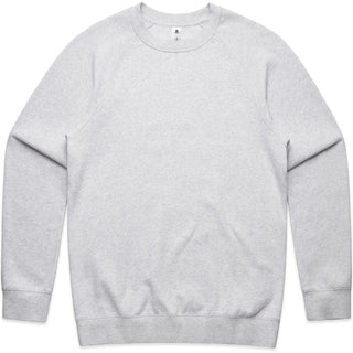 AS Colour 5100 Supply Crew - Front View | color:White Marle|view:front