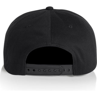 AS Colour 1119 Surf Cotton Cap - Back View | color:Black|view:back