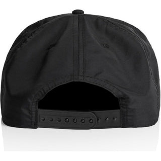 AS Colour 1123 Surf Rope Cap - Back View | color:Black/White|view:back