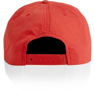 AS Colour 1123 Surf Rope Cap - Back View | color:Fire/White|view:back