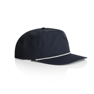 AS Colour 1123 Surf Rope Cap - Side view | color:Navy/White|view:side