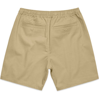 AS Colour 5929 Walk Shorts 18" - Back View | color:Khaki|view:back