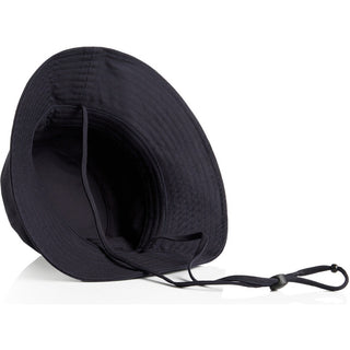 AS Colour 1172 Wide Brim Bucket Hat - Back View | color:Navy|view:back