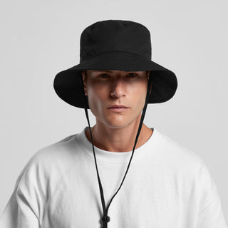 AS Colour Wide Brim Bucket Hat | 1172 (Black)