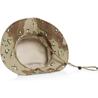 AS Colour 1172C Wide Brim Camo Bucket Hat - Back View | color:Desert Camo|view:back
