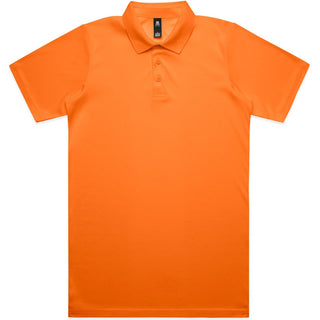 AS Colour 5425F Work Safety Polo - Front View | color:Safety Orange|view:front