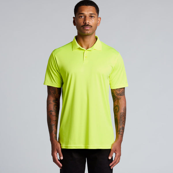 AS Colour Work Safety Polo | 5425F (Safety Yellow)