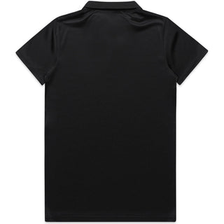 AS Colour 4425 Wo's Active Work Polo - Back View | color:Black|view:back