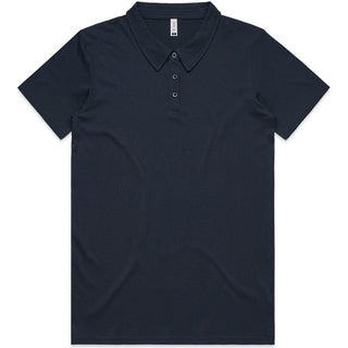 AS Colour 4402 Wo's Amy Polo - Front View | color:Navy|view:front